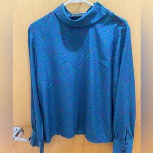 70s/80s vintage blouse. Silk. Medium size 6